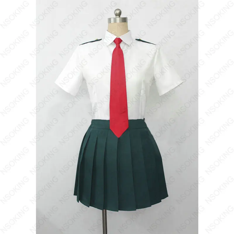 Anime Academia Bakugou Katsuki Cosplay Midoriya Izuku OCHACO URARAKA school uniform Costume