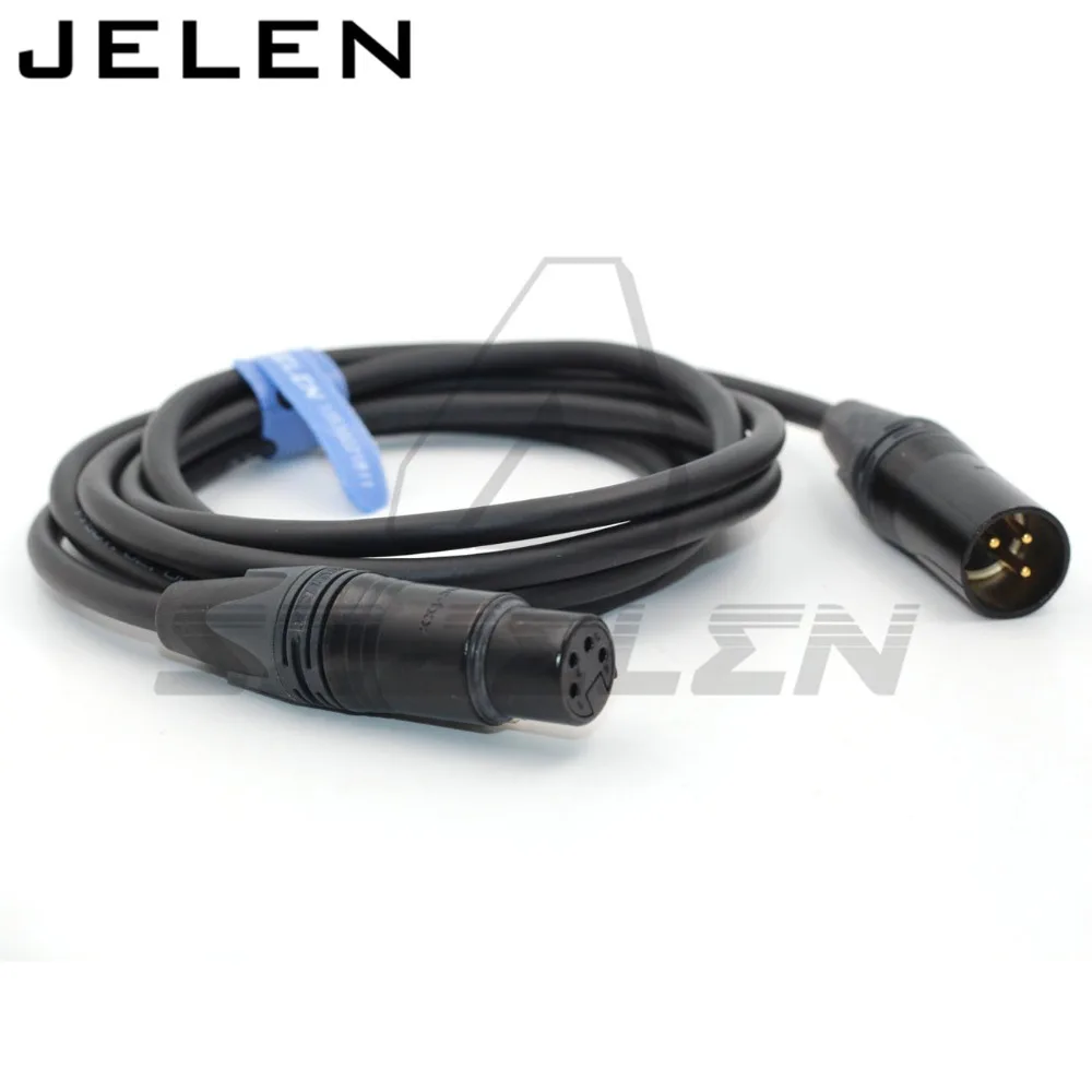 XLR 3pin male to XLR 4pin famale for ARRI SkyPanel S60 LED Softlight, Sony Camera Monitor power cable