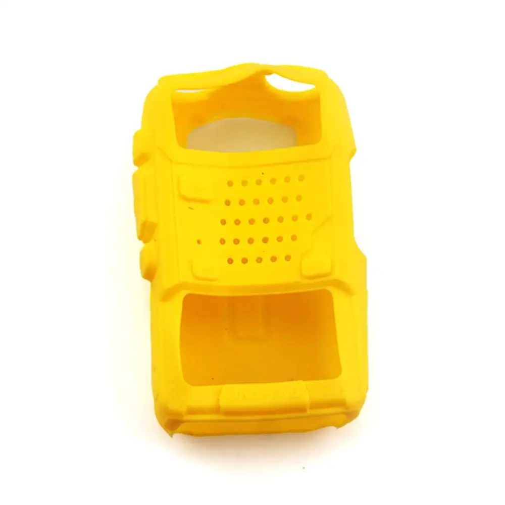 Capa de silicone macia para Baofeng UV-5R, UV5R, UV5RA, UV-5RE Plus, F8, capa protetora, walkie talkie, proteção de rádio bidirecional