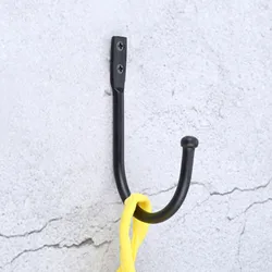 DRELD Antique Black Zinc Alloy Wall Door Bath Coat Hook Hanger Pot Handbag Bag Hanger Hooks Furniture Hardware w/Screws 79*53mm