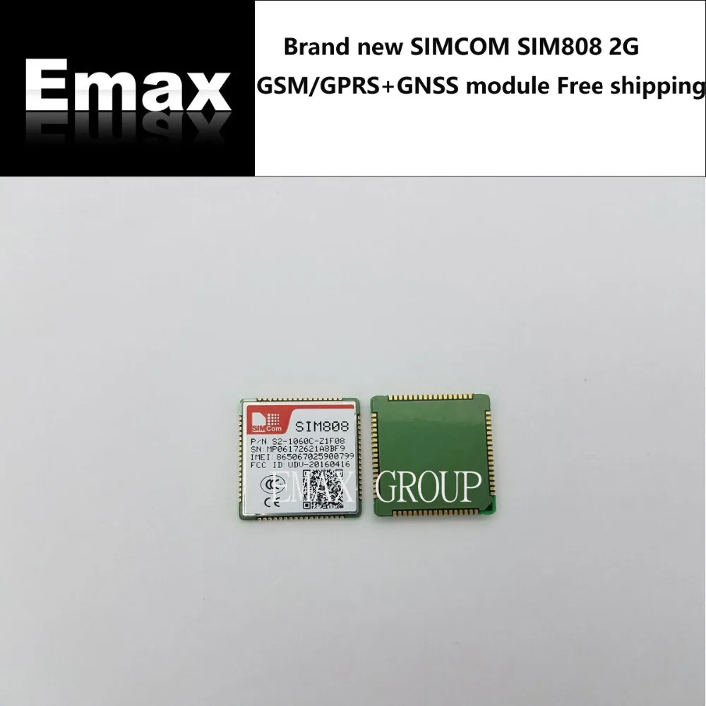 Free Ship 5PCS/LOT SIM808 GPRS/GSM+ GPS Bluetooth Combo 100% New Original Genuine For satellite navigation instead of SIM908