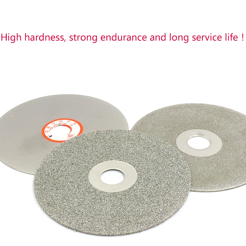4 inch Diamond Coated Grinding Disc 36-3000# Single Double side Flat Lap Wheel Lapidary Polishing Tools For Jade Agate Crystal