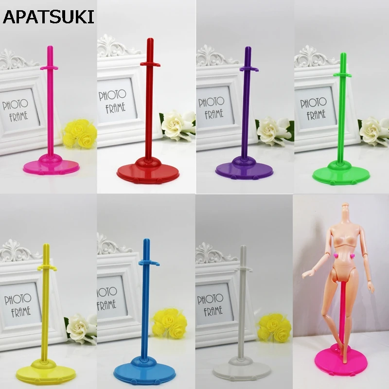 10pcs/lot Doll Stand Display Holder For Barbie Dolls Support 1/6 Doll Accessories