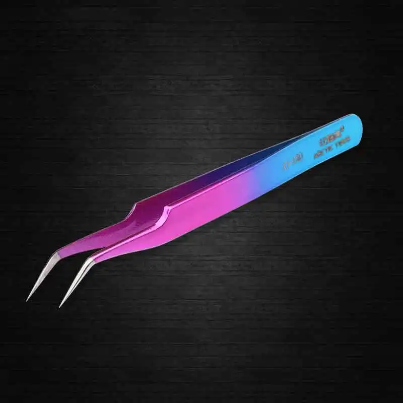 Electronics Tweezers Curved Straight Tip Precision Stainless Steel Forceps Mobile Phone Repair Hand Tools