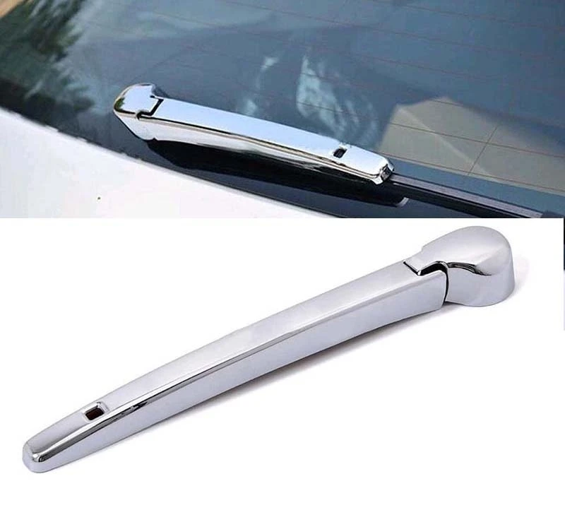 

CHROME Rear Rain Wiper Nozzel Cover trim 2pcs For Volksagen Tiguan Second Generation 2017 2018 Car styling