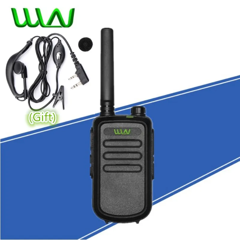 WLN KD-C10 UHF 400-470MHz 16 Channel mini two way radio FMR PMR walkie talkie KD C10 Interphone KAILI