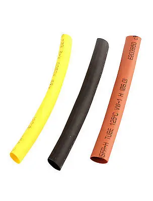 300pcs 6mm Dia 2:1 Ratio Heat Shrink Tube Insulated Pipe Cable Cover Wire Sleeve