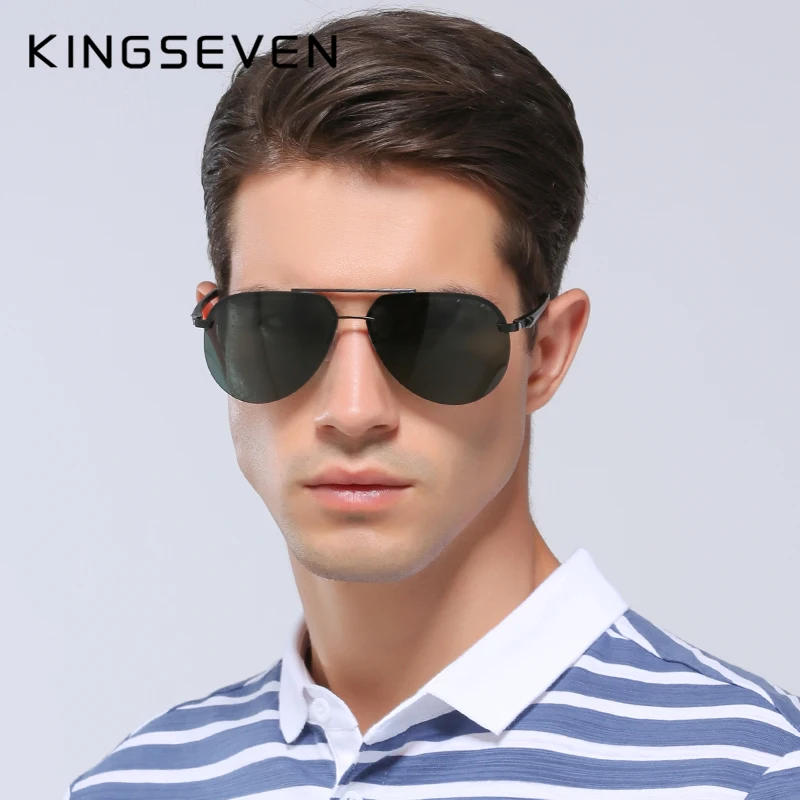 KINGSEVEN อลูมิเนียมแมกนีเซียมแว่นตากันแดด Polarized ผู้ชายไดร์เวอร์กระจกเงาแว่นตาชายตกปลาหญิงแว่นตาผู้ชาย