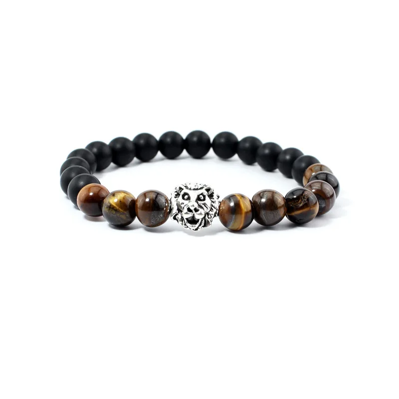 Neues Löwenaugen-Stein-Armband aus Naturstein für Damen, Charm-Mode-Perlenarmband für Herren, Yoga-Schmuck, Partygeschenk, Großhandel – Detail 3