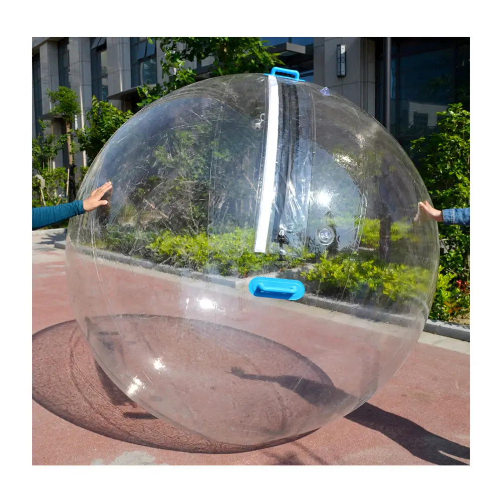 2M Diameter Water Walking Ball For Human Go Inside Clear Water Zorb Ball With Zipper Transparent Dancing Wall/Hamster Ball