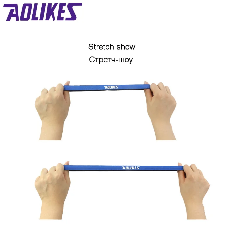 AOLIKES 1 Pcs Nylon Elastic Head Sweatband Non-slip For Men Women Yoga Hair Bands Running Sweat Bands Fitness Headband Wholesale