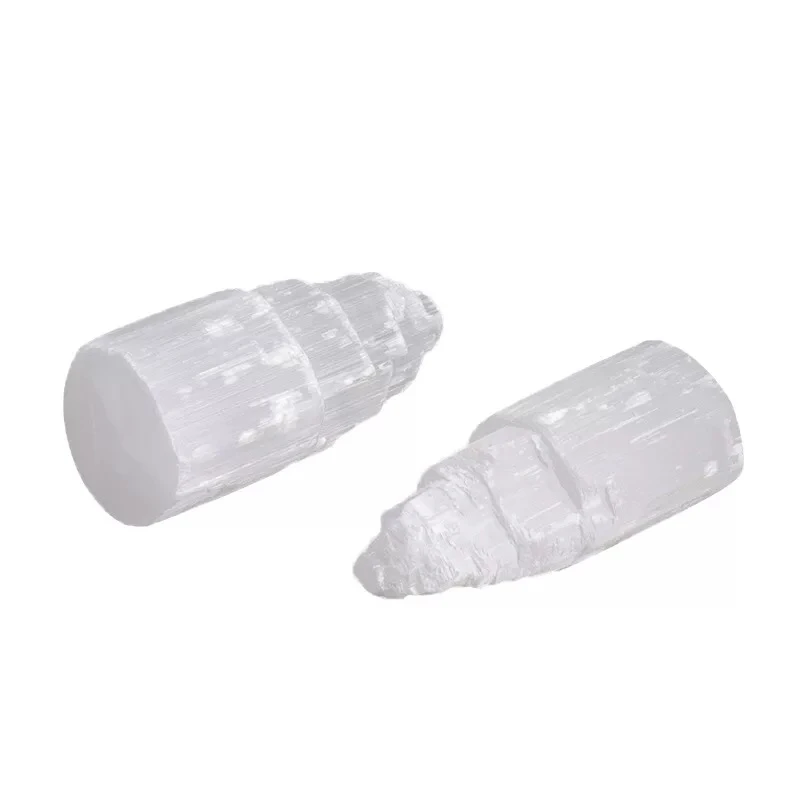 10cm Natural quartz crystal selenite lamp reiki healing home decor mineral specimen collection