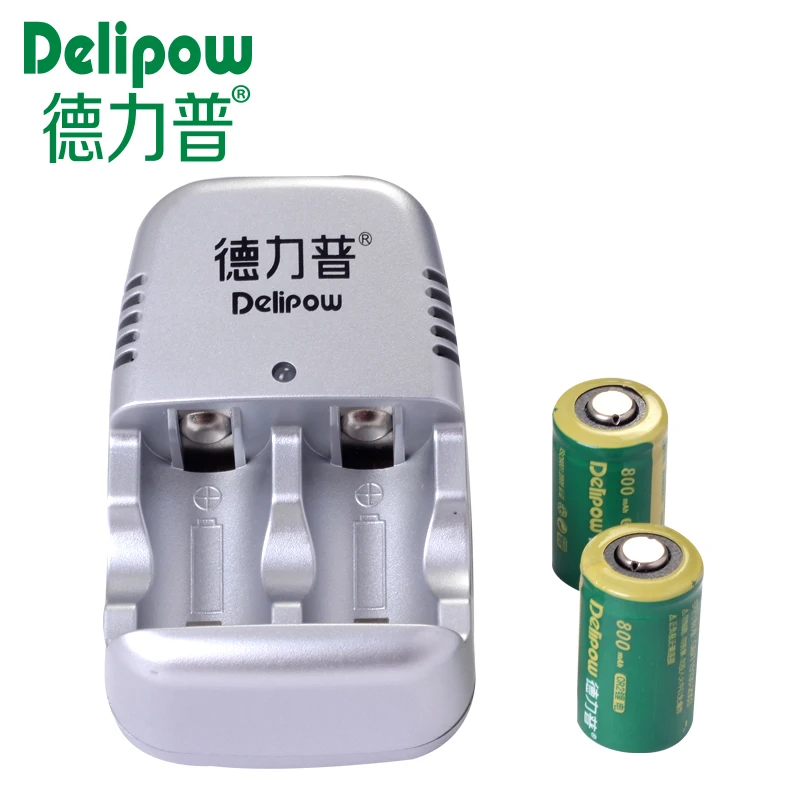 CR2 delipow battery charging kit 3V lithium battery mini25 rechargeable battery  camera CR2 Rechargeable Li-ion Cell