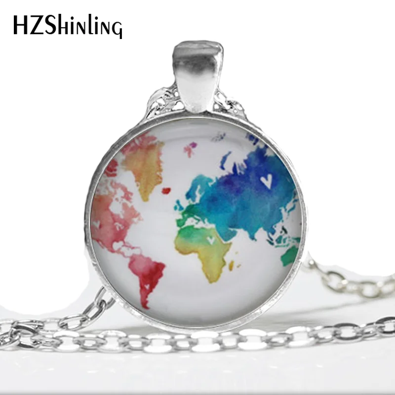 1 Pc World Map Neck…