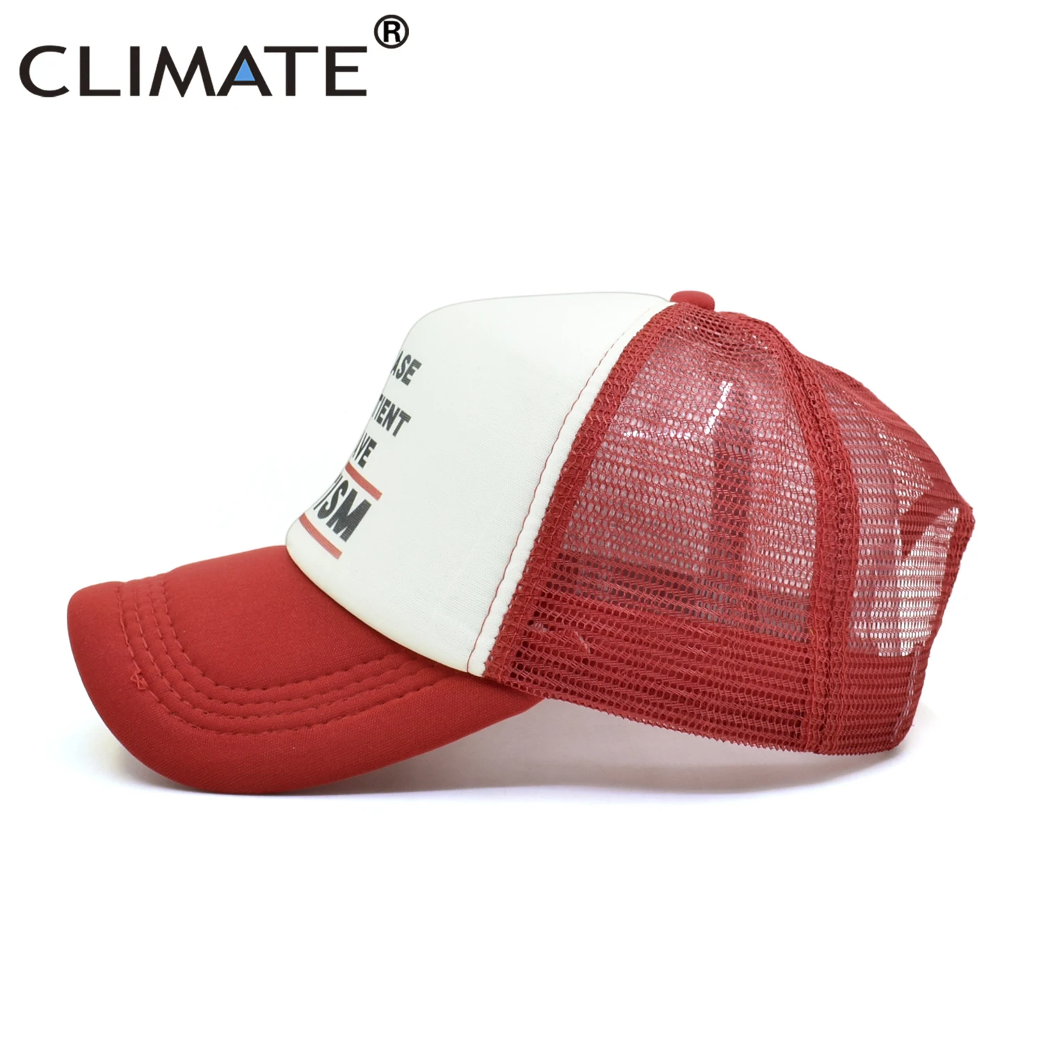 CLIMATE Autism Trucker Cap Please Be Patient I Have Autism Mesh Caps The Good Doctor Autistic Child Summer Cap Hip Hop Caps