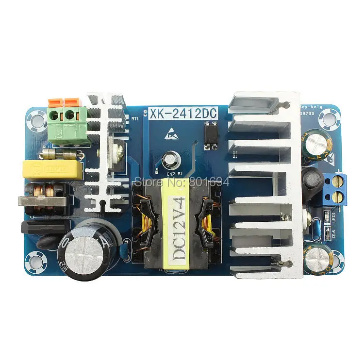 100W AC 85-265V 110V/220V To DC 12V 8A Industrial Switching Power Supply Board 50/60Hz