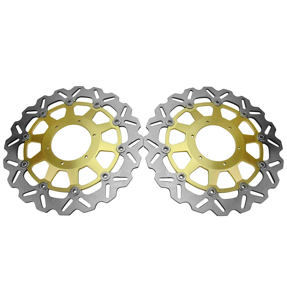 2Pcs Motorcycle Front Brake Disc Disk Rotors for Honda CBR954RR 2002-2003 & CBR929RR 2000-2001 Stainless Steel