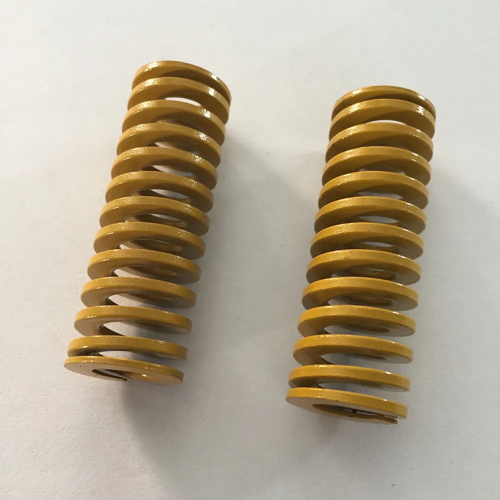 2Pcs Giallo A Spirale di Stampaggio A Compressione Die Primavera 16x8x20/30/50/60/80/100mm