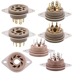 1PC 8PIN K8A TUBE SOCKET Plastic VALVE BASE for KT88 6SN7 6L6 5AR4 5881 Vintage Audio Amplifier DIY Chassis PCB Mount HiFi