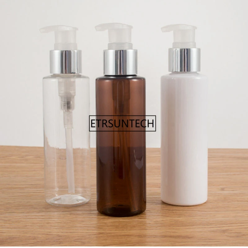 

120ml Lotion Bottles with treatment pump for shampoo, personal care,lotion refillable bottles home reuse bottles F2103