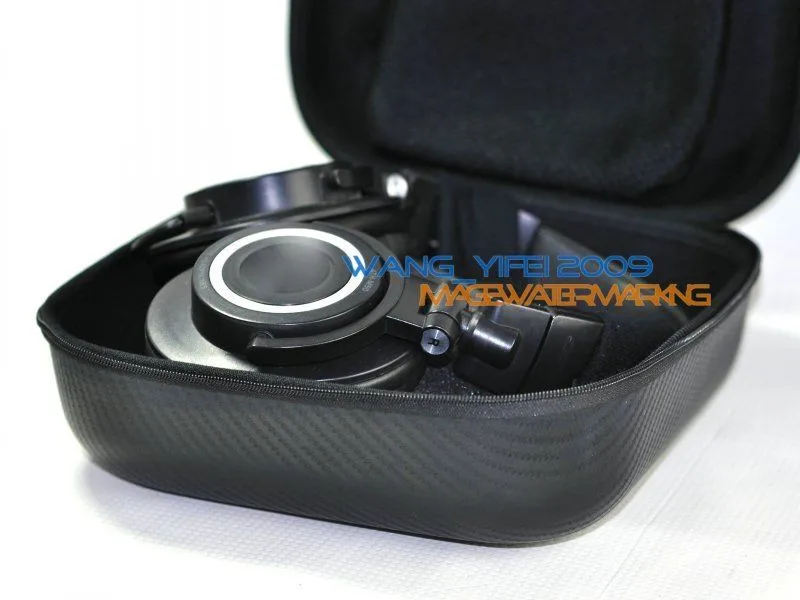 Preto caso de armazenamento rígido caixa saco viagem para o áudio technica ath m50 m50x m40 m40x m30 m35 ath sx1 m20x m50s dj fones de ouvido fone de ouvido