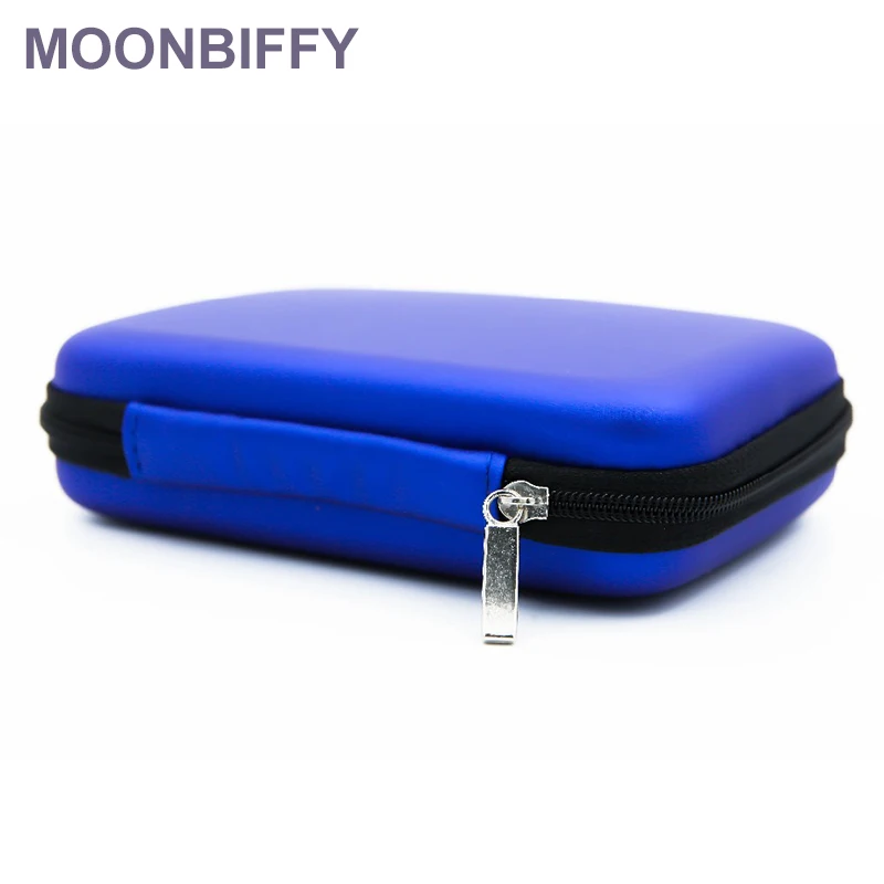 Soft Cases Square EVA Case Headset Bluetooth Earphone Cable Storage Box for Cellphone USB Chargers Cables Headphone Mp3/4