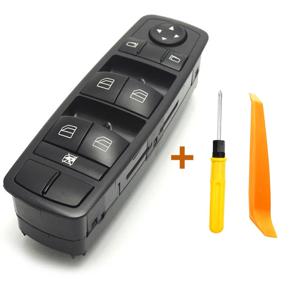 Electric Power Window Switch Button for Mercedes-Benz ML320 ML350 ML63 A2518300090 1PC Black