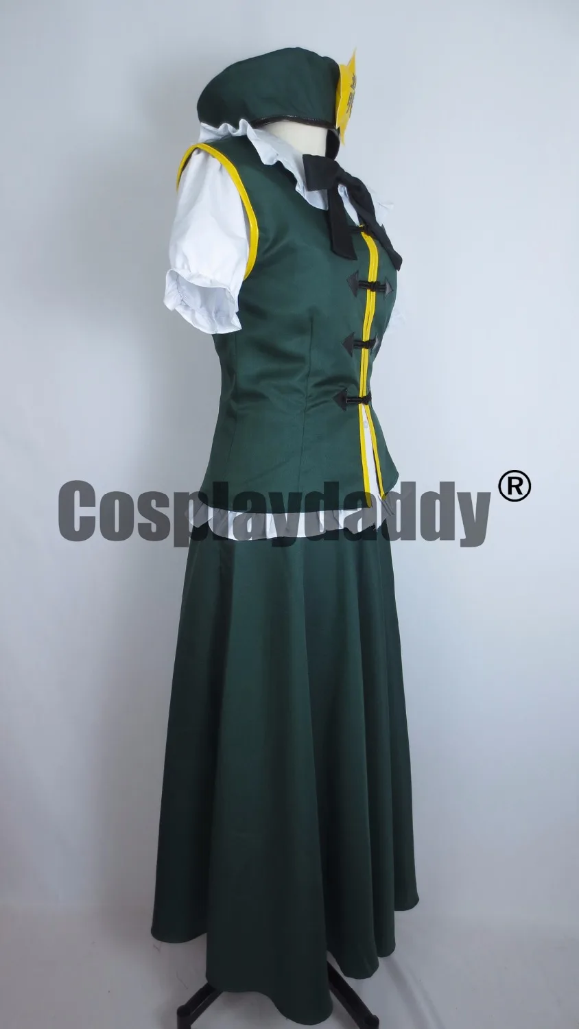 Touhou Project Cosplay Hong Meirin Costume Dark Green H008