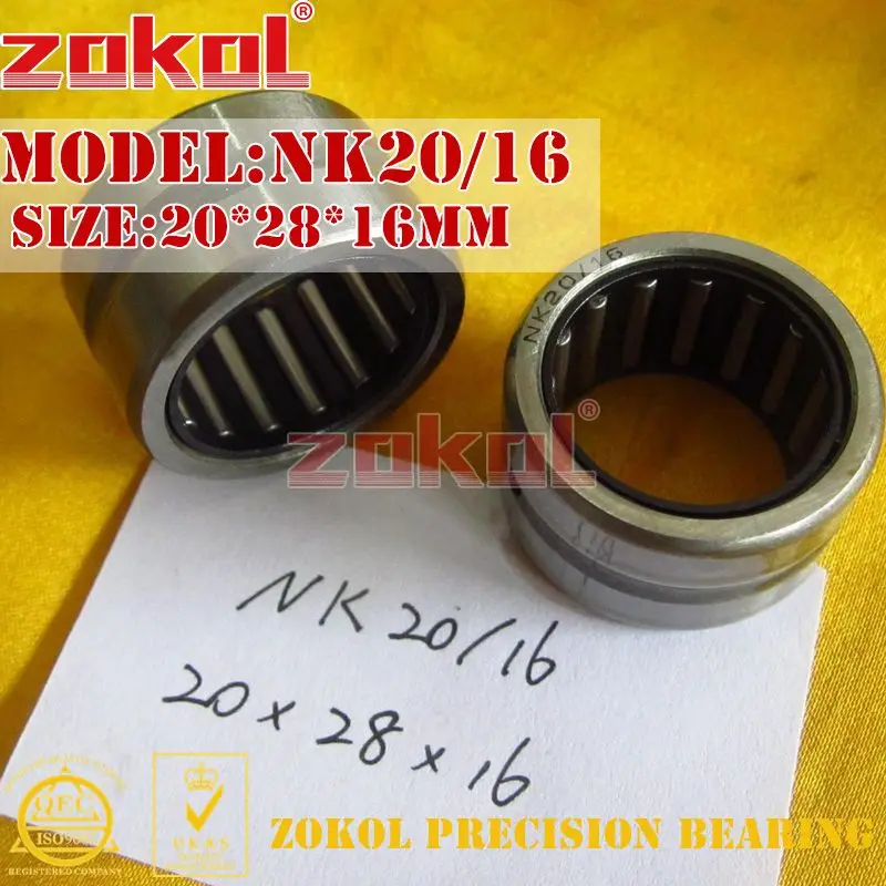 ZOKOL NK19/16/20 NK20/16/20 NK21/22/25/16/20 Needle Roller Bearings Without Inner Ring    20*28*20 22*30*16