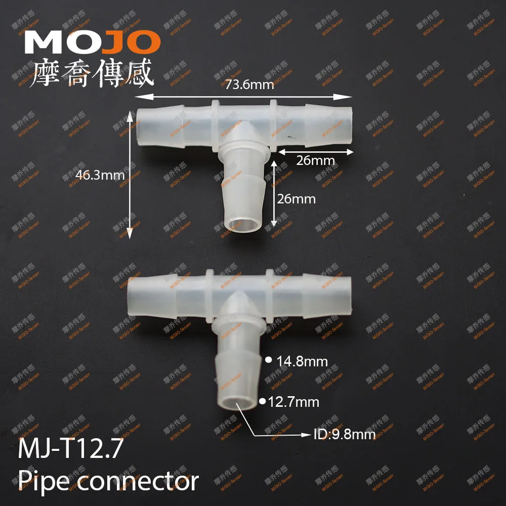 

2020 Free shipping!(10pcs/Lots) MJ-T12.7 1/2" Tee pipe connectors 12.7mm three way pipe joint