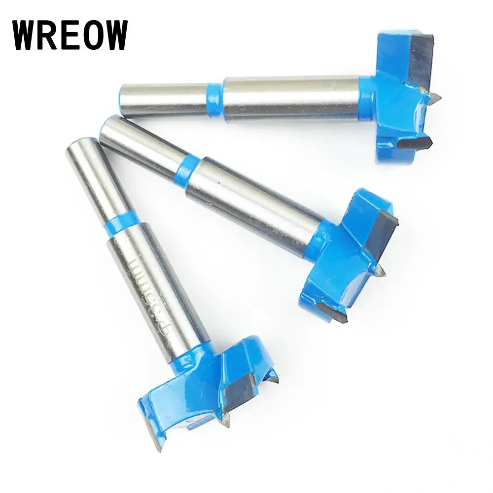 WREOW 1PC 15-60 มม.มือไฟฟ้าเจาะบิตงานไม้เลื่อยตัดโลหะผสมทังสเตนเหล็กเจาะบิต Woodenworking มือเครื่องมือ