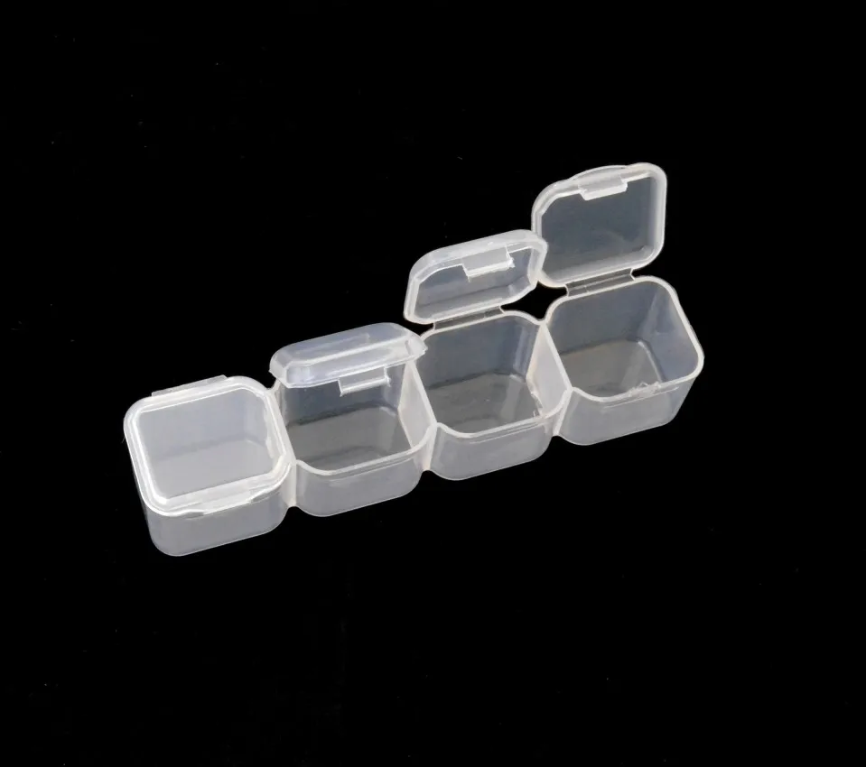 28 Slots Adjustable Plastic Storage Box Storage Box box for jewelry Diamond Embroidery Craft Bead Pill Storage Tool