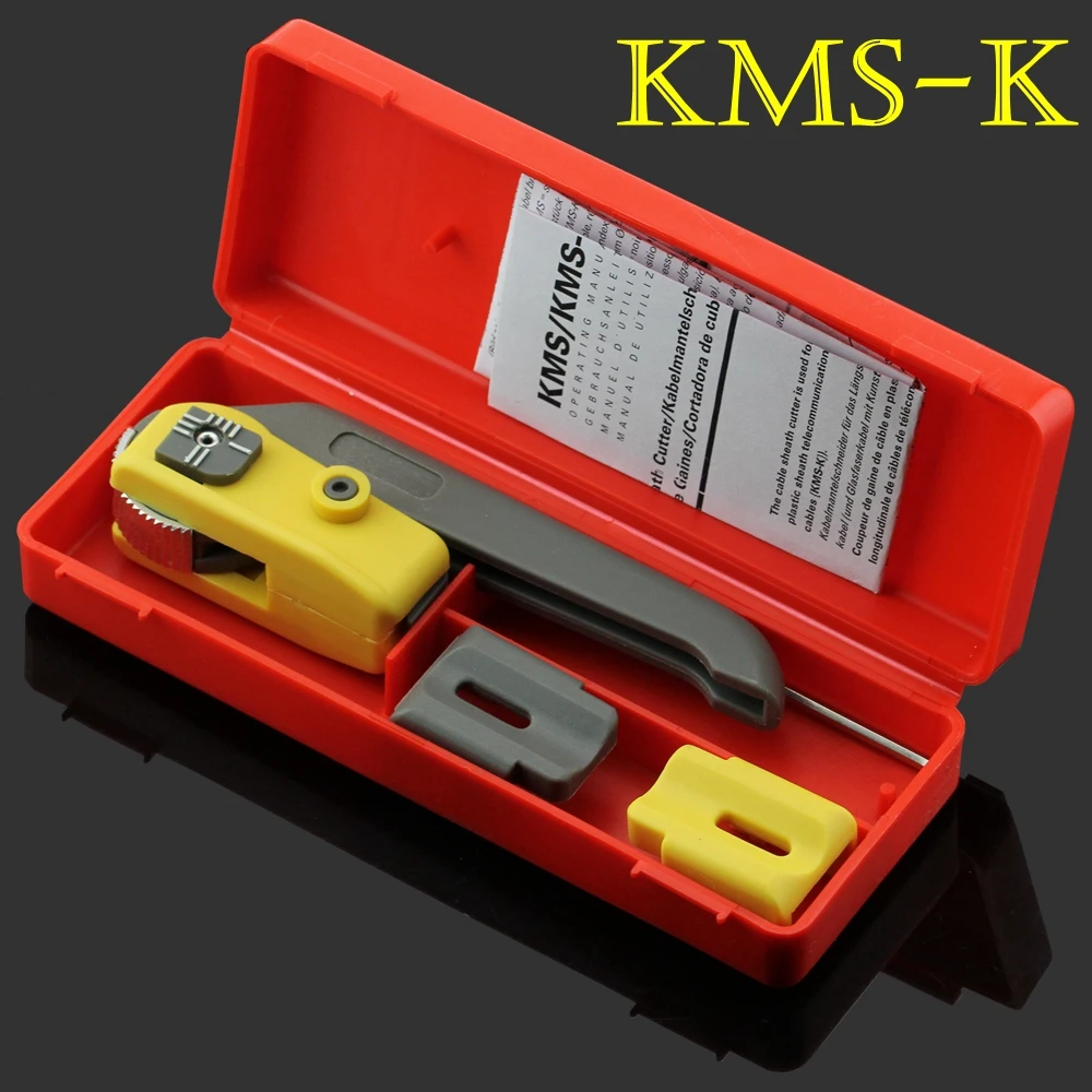 High QualityKMS-K Fiber Optic vertical Cable Sheath Slitter Longitudinal Cable Jacket Slitter KMS-K Cable stripper Free shipping