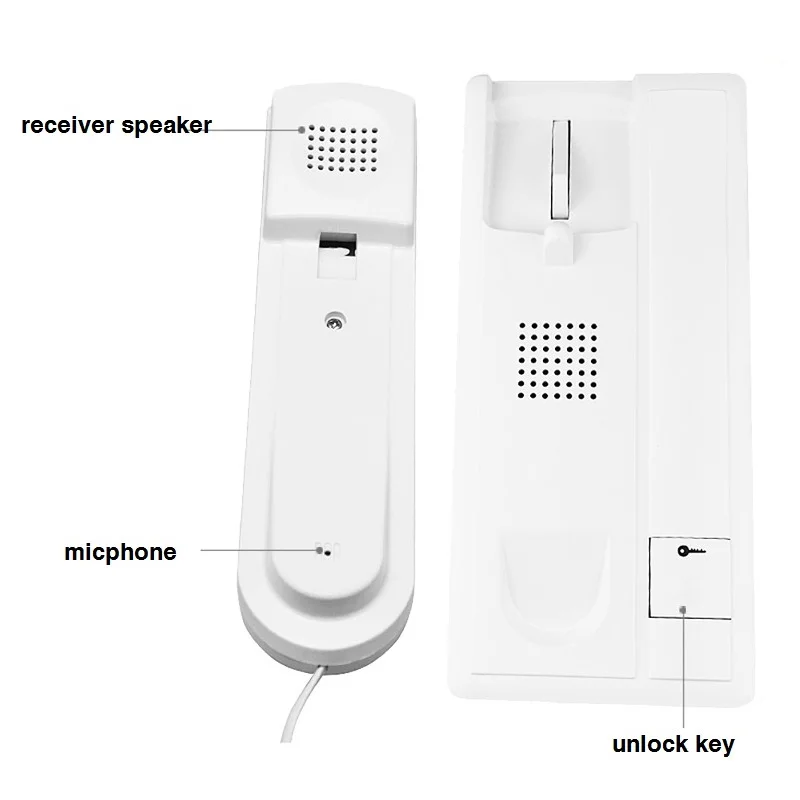 BF-3206B Apartment Home Security Doorphone Audio Doorbell ,2- wire intercom system unlock function