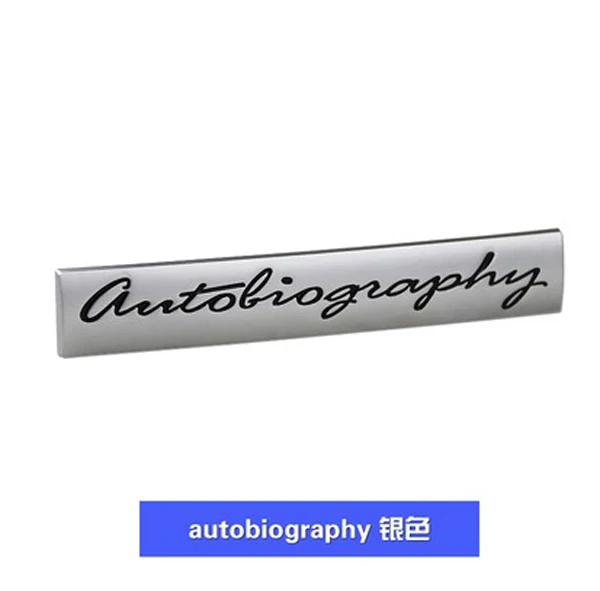 3D Metal Car Autobiography Emblem Sticker For Range Rover Vogue SE Range Rover Sport HSE SDV6 Tailgate Badge Logo Car Styling