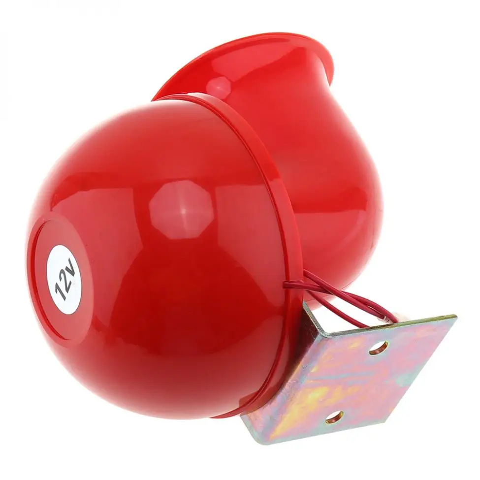 12V 115dB Red Electric Raging Bull Air Horn for Car / Truck / Motorcycle Trucks and Boats