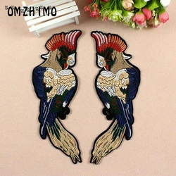 Embroidery Birds Patch Applique Sew On Clothes Shirt Docarate Accessory Patchwork Diy