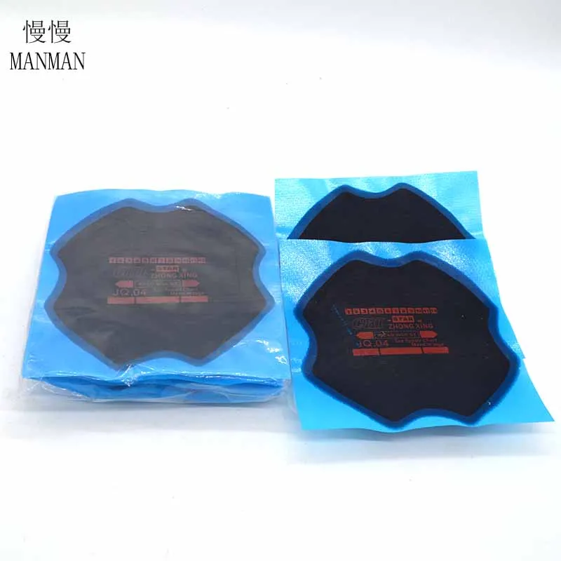 175*175 mm 10 / box of oblique line tyre cold patch Natural rubber patch tire repair