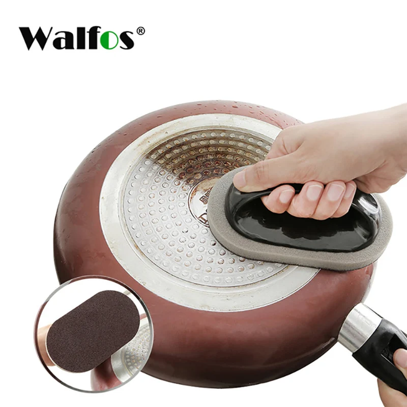 WALFOS  Decontamination Bath Brush Sponge Tiles Brush Hot Sale Magic Strong Decontamination Bath Brush Kitchen Clean Tools