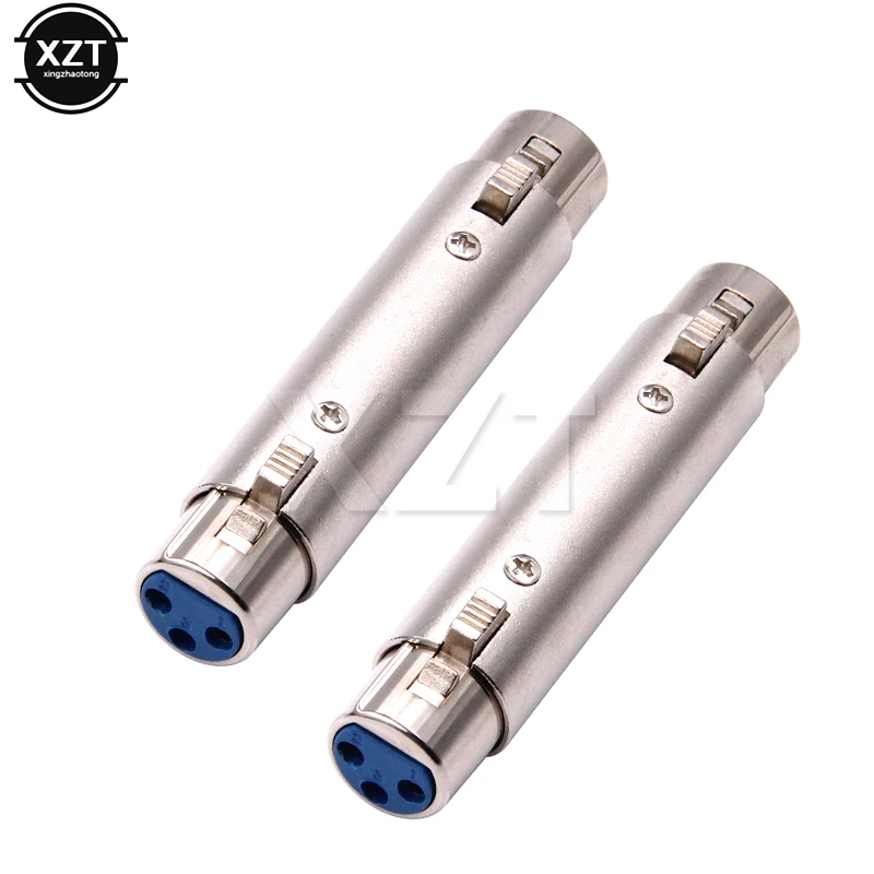 أحدث 3 دبوس XLR أنثى إلى XLR أنثى وصلة مرفاع ميكروفون كابل مكبر الصوت موسع تمديد محول موصل