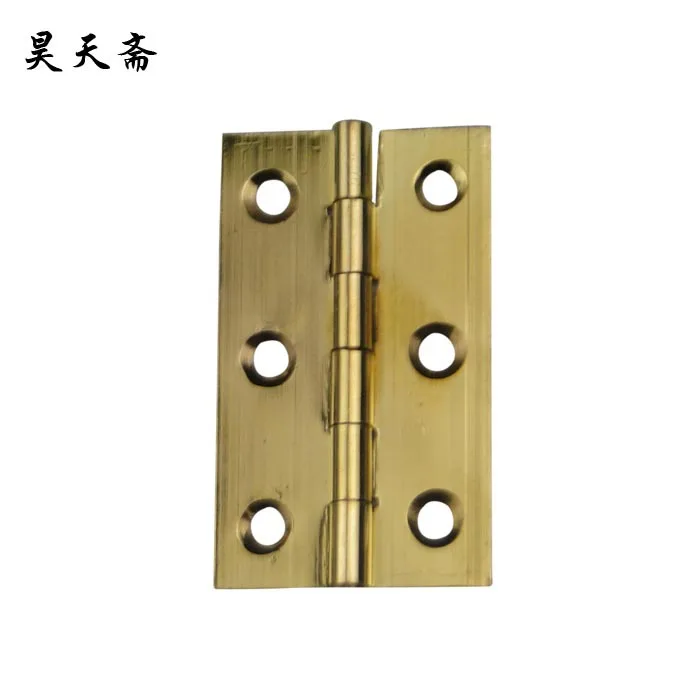 

[Haotian vegetarian] copper hinge (hinge) Chinese antique coincide page HTF-147 trumpet thicker section