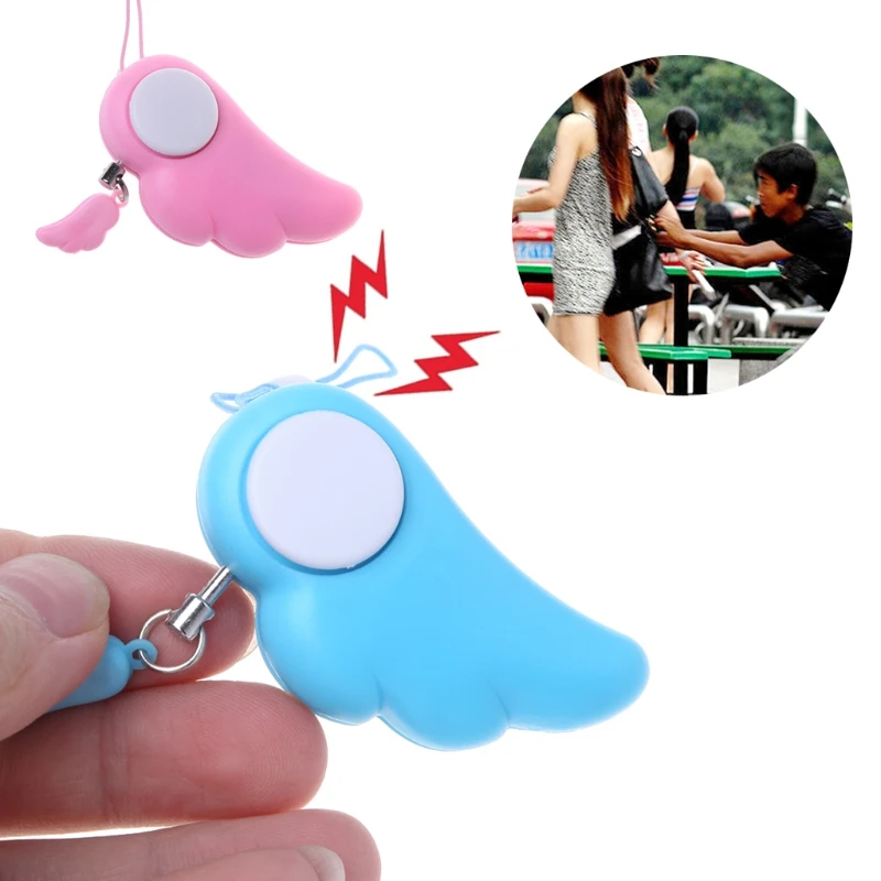 90dB Angel Wing Personal Safety Anti Rape Attack Electronic Alarm Self Defense