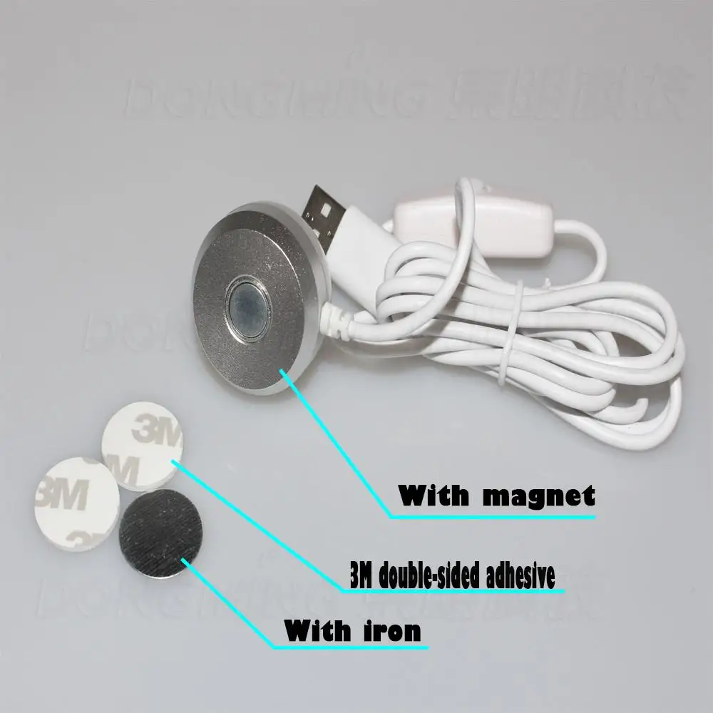 10pcs/lot DC 5V Portable LED USB mini ball bulb Light 2W White/Warm White Light with magnet and iron can be pasted anywhere