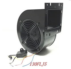 130FLJ5 Small Power Frequency Centrifugal Fan Blower With Edge 120W