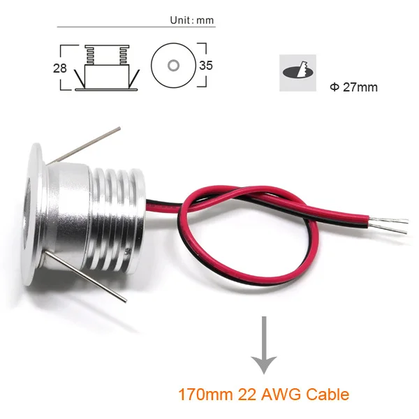 24 ชิ้น/ล็อตMini 4W COBไฟLEDสปอตไลท์ภูมิทัศน์LEDดาวน์ไลท์ในร่มทางเดินบันไดProject Lighting RoHSได้รับการรับรอง