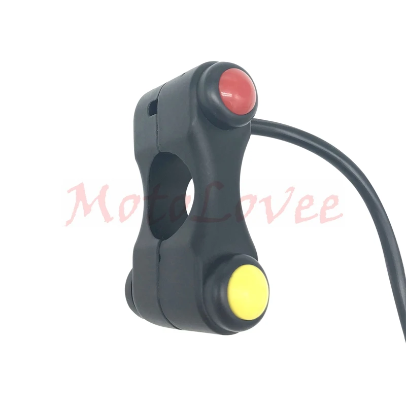 Motolovee 3 Buttons Universal Motorcycle Switches 7/8