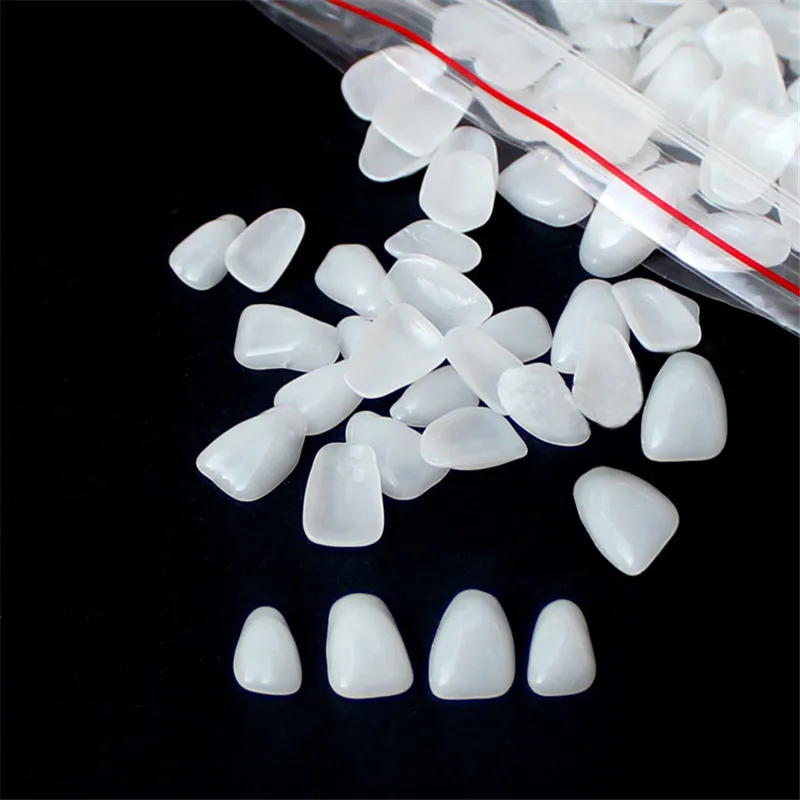 70 sztuk/worek Dental ultra-cienkie żywiczne zęby forniry przednie A1 A2 Dental tymczasowa korona zęby dentysta materiały narzędzia stomatologiczne