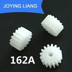 162A 0.5M Spur Gear Module 0.5 16 Teeth Plastic Gear Motor Fitting DIY Toy Accessories  10PCS/LOT