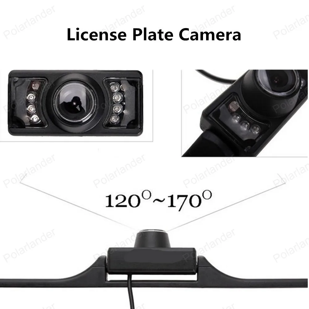 

best selling 120~170 Degree License Plate Reversing Back Up IR LEDS Infrared Night Vision camera