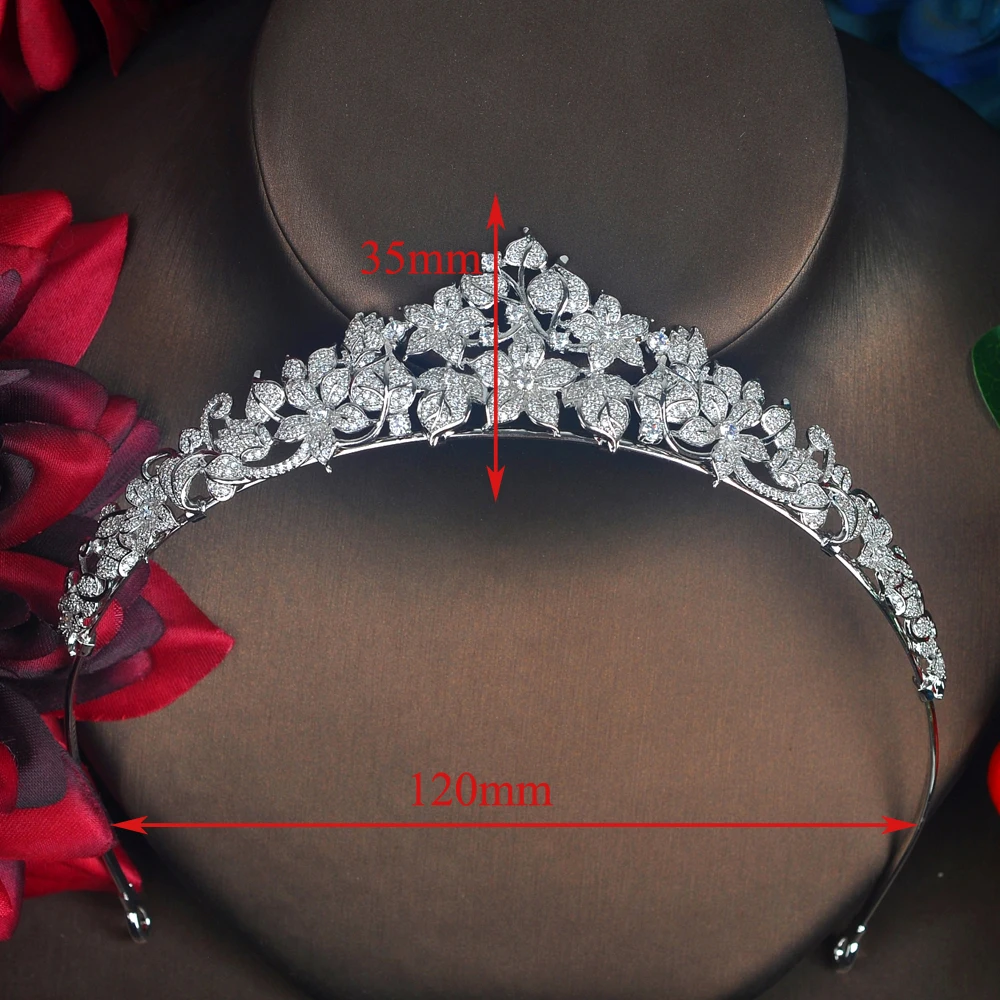 HIBRIDE Fashion Headband Tiaras For Women Bridal Hair Accessories Pageant Crown Fashion Jewelry Party Gifts C-80